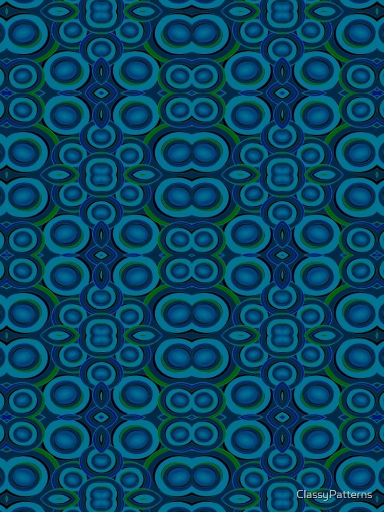 Thumbnail 5 of 5, iPhone Case, Modern Geometric Patterns Using Circles Design 5 designed and sold by ClassyPatterns.