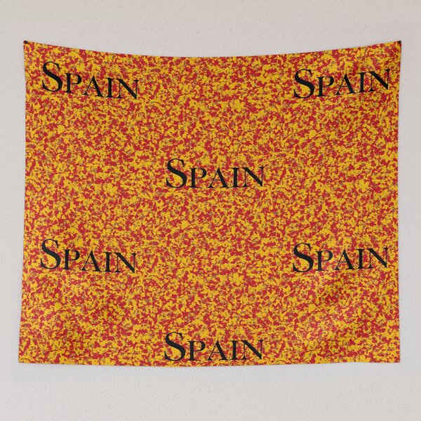 Item preview, Spain Abstract Flag with text designed and sold by SilverFantasy.