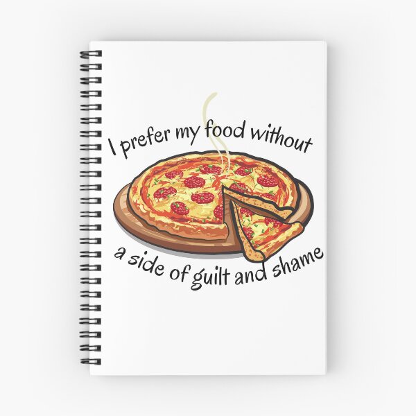Item preview, I prefer my food without a side of guilt and shame pizza  designed and sold by ThoughtJumble.