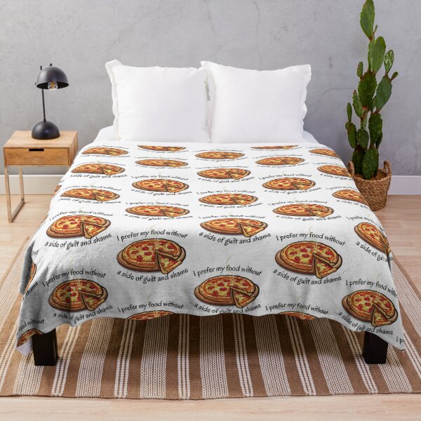 Item preview, I prefer my food without a side of guilt and shame pizza  designed and sold by ThoughtJumble.