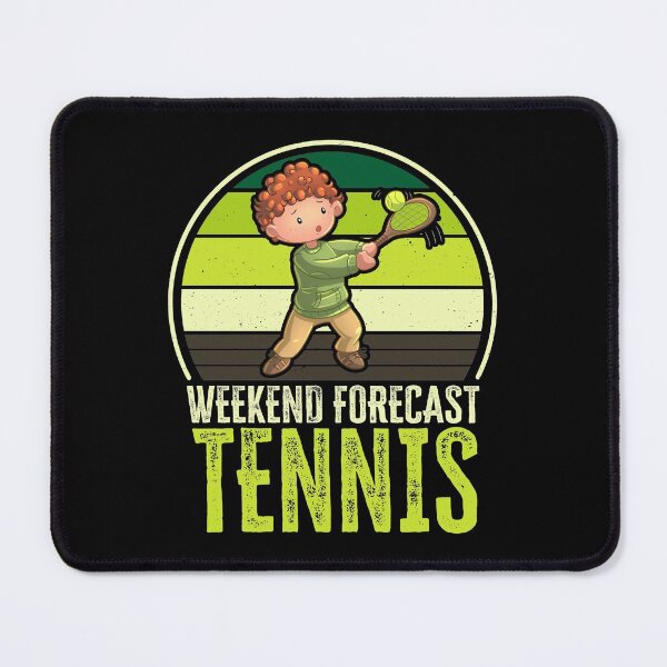Item preview, Weekend forecast: Tennis, Funny Tennis Player Quote, Gift for Tennis Lovers designed and sold by AS-Shirts.
