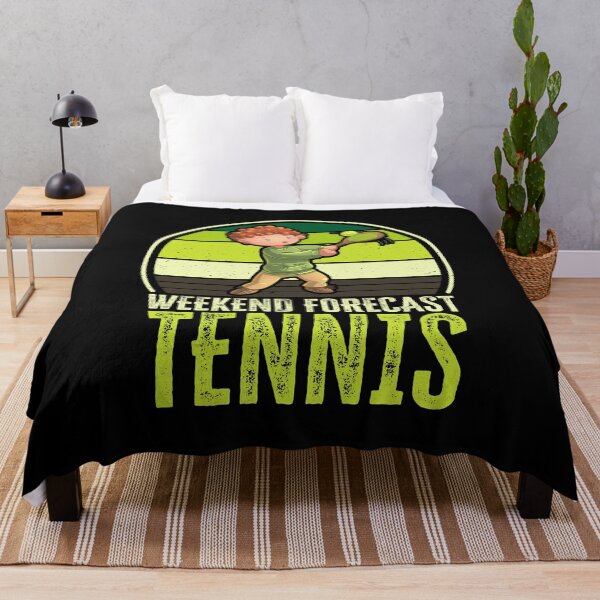 Item preview, Weekend forecast: Tennis, Funny Tennis Player Quote, Gift for Tennis Lovers designed and sold by AS-Shirts.