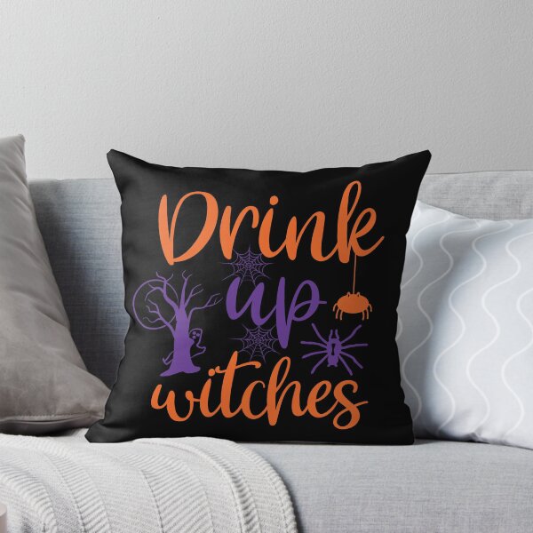 Item preview, Drink Up Witches Funny Halloween Design designed and sold by micreations.