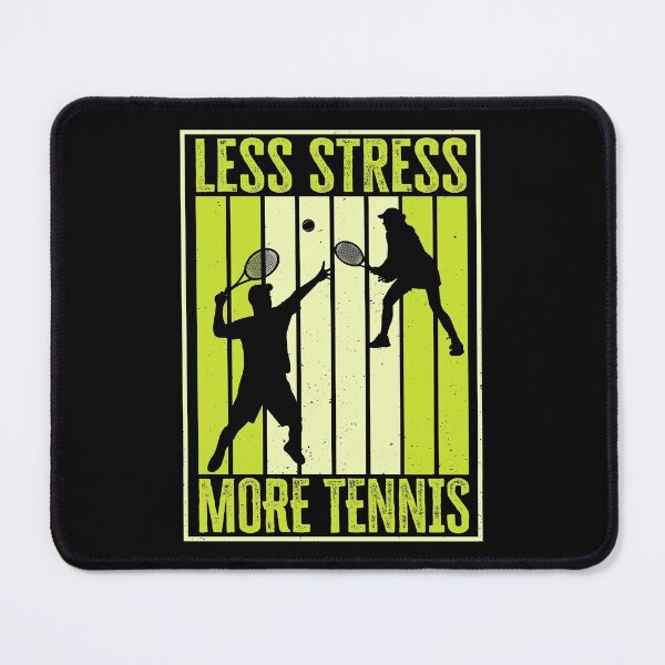 Item preview, Less Stress, More Tennis. Tennis Player Quote, Gift for Tennis Lovers designed and sold by AS-Shirts.
