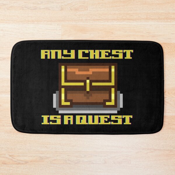 Item preview, Any Chest Is A Quest Retro Treasure Chest designed and sold by ContTraders.