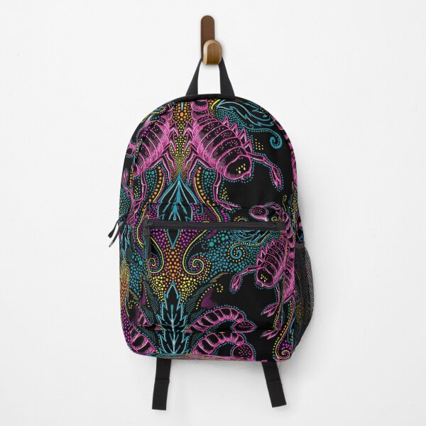 Item preview, scorpio scorpion neon damask designed and sold by beesocks.