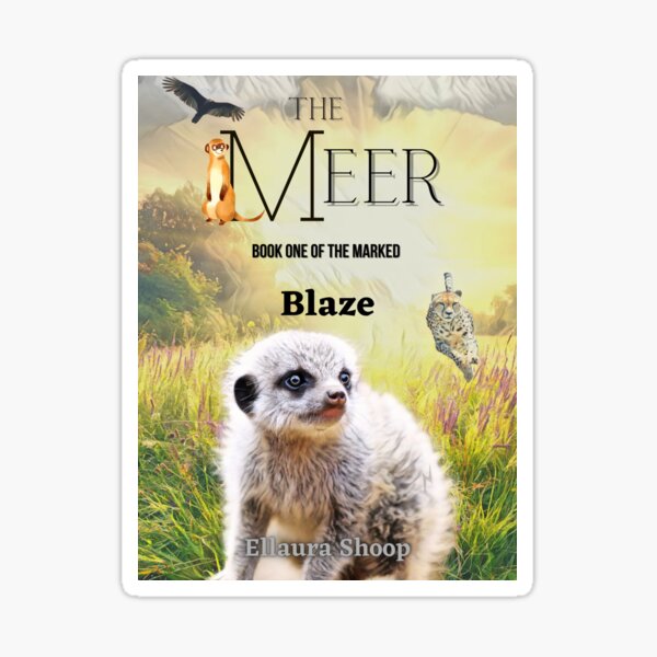Blaze Book Cover Sticker