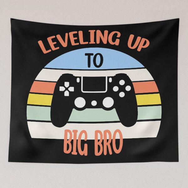 Item preview, Leveling up to Big Bro T-Shirt Promoted To Big Brother  designed and sold by Rami Khalifah.