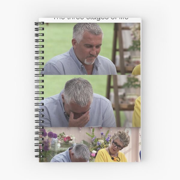 Item preview, Funny meme Paul Hollywood realizing moment great british bake off designed and sold by TheBritishShop.
