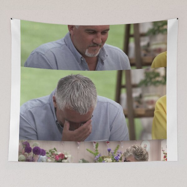 Item preview, Funny meme Paul Hollywood realizing moment great british bake off designed and sold by TheBritishShop.