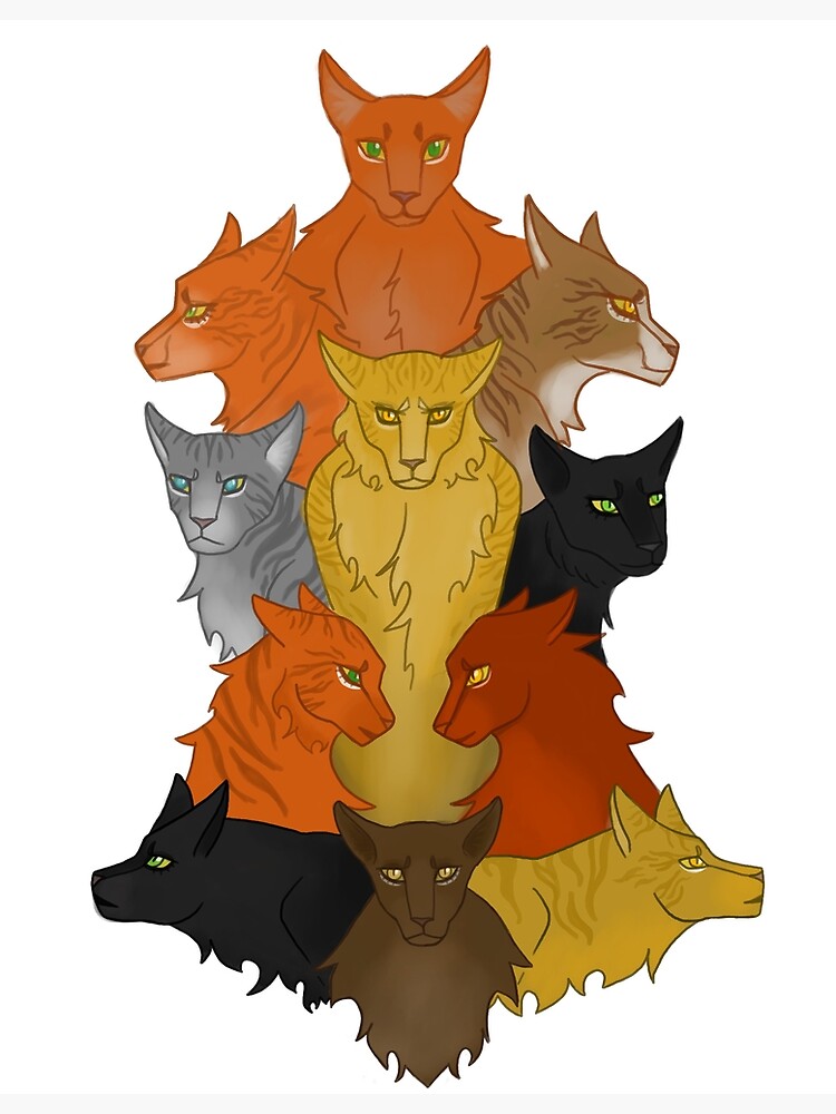 Warrior Cats - Firestar Art Print for Sale by HGBCO