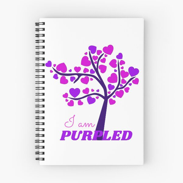 Item preview, I Am Purpled Tree of Pink and Purple Hearts designed and sold by HMadeArtSON.