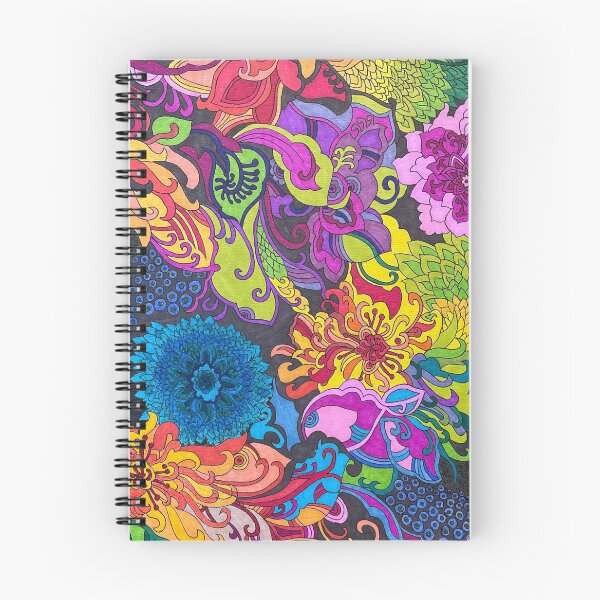 Item preview, Psychedelic Florals designed and sold by priestss64.