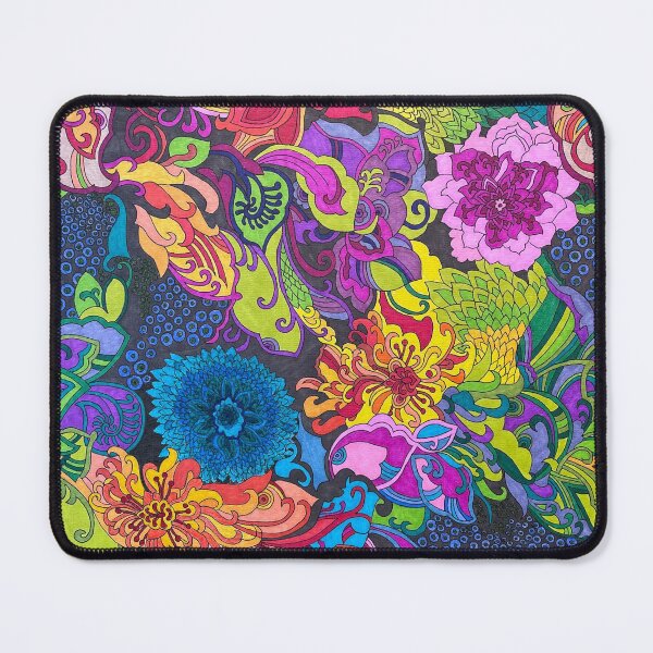 Item preview, Psychedelic Florals designed and sold by priestss64.