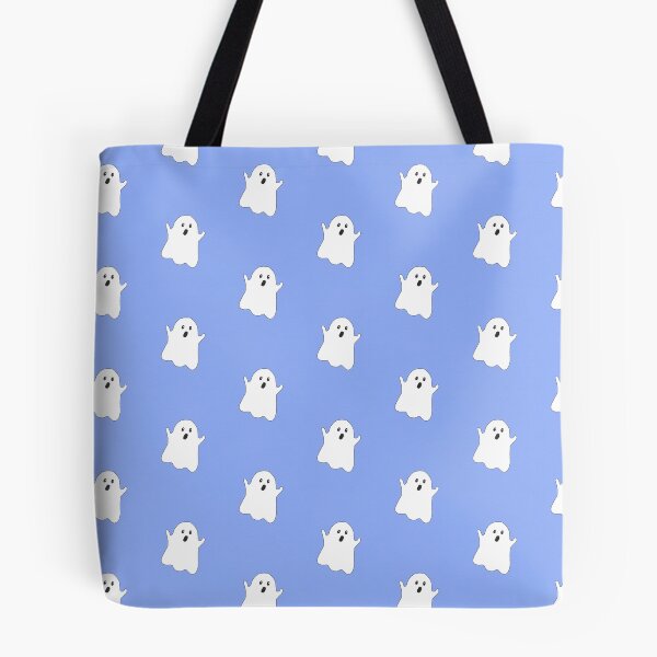 Item preview, Little Ghost on Blue Background  designed and sold by lilyane-chris.