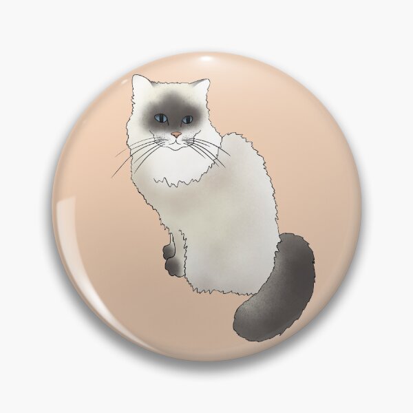 Item preview, Bells the Ragdoll cat designed and sold by sarahlcreative.