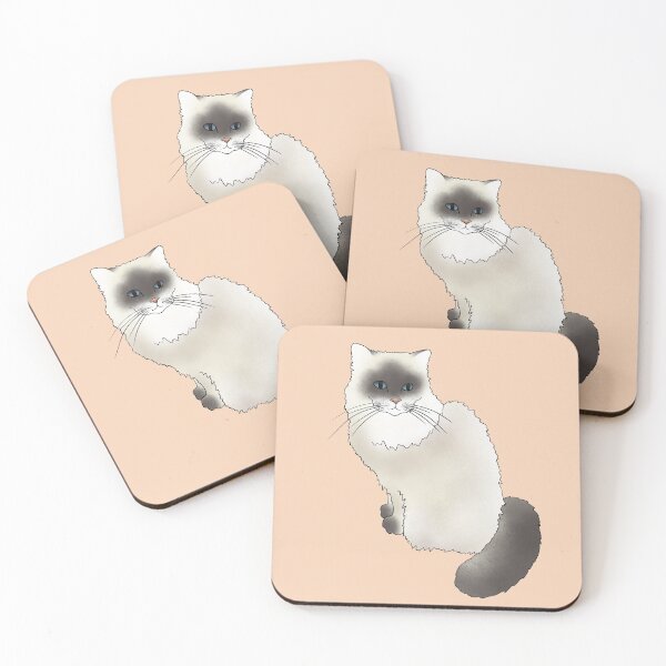 Item preview, Bells the Ragdoll cat designed and sold by sarahlcreative.