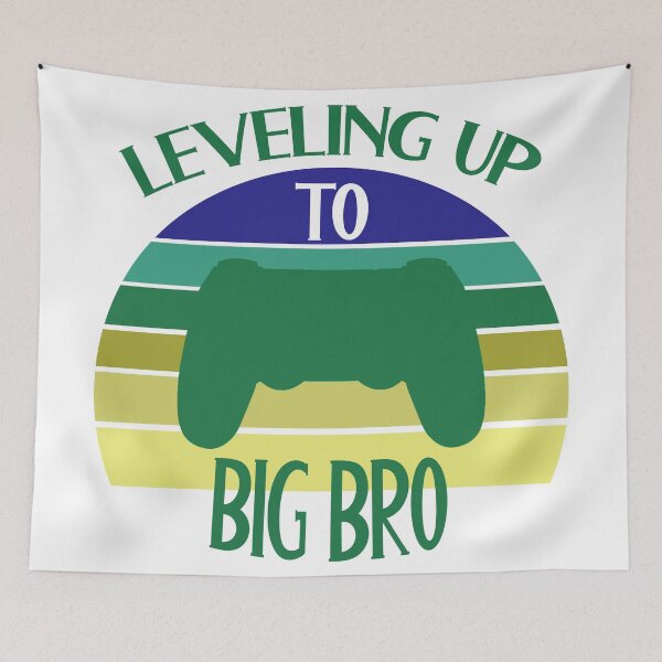 Item preview, Leveling up to Big Bro T-Shirt Promoted To Big Brother  designed and sold by Rami Khalifah.