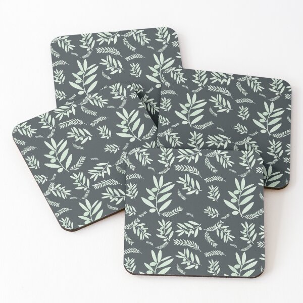 Item preview, Natural olive branch pattern designed and sold by elgreko.