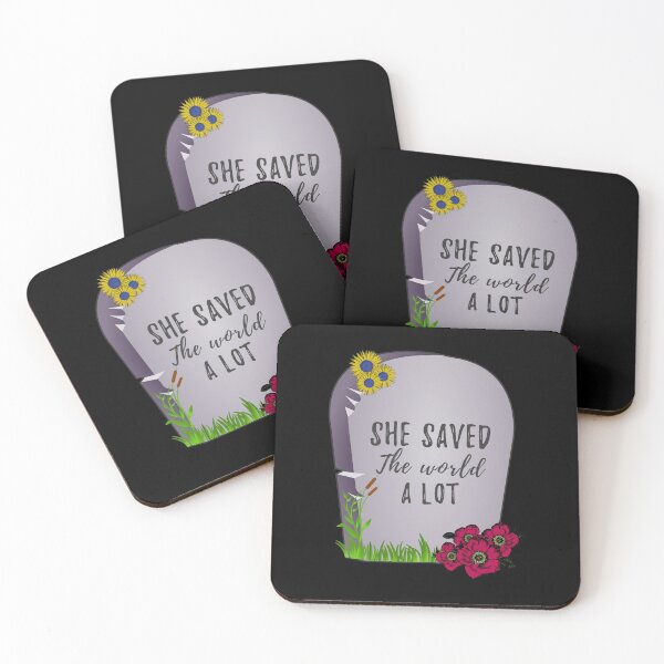 Item preview, She saved the world a lot designed and sold by yoshra.