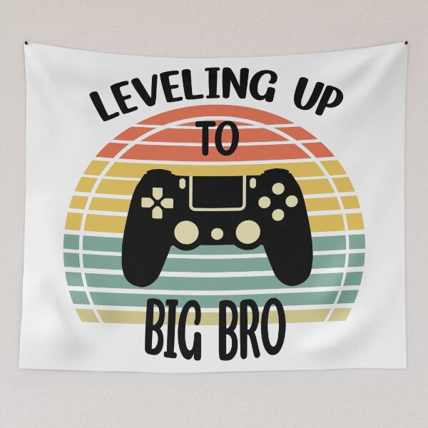 Item preview, Leveling up to Big Bro T-Shirt Promoted To Big Brother  designed and sold by Rami Khalifah.