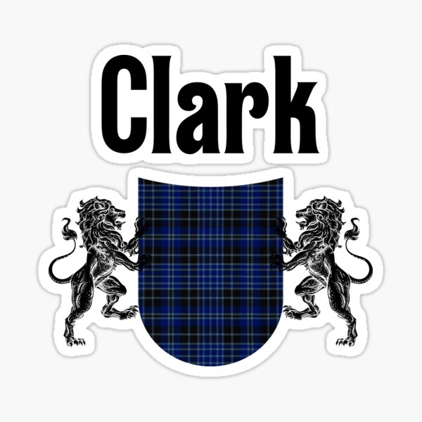 Item preview, Clark Clan Scottish Name Coat Of Arms Tartan designed and sold by RosiesSticks.