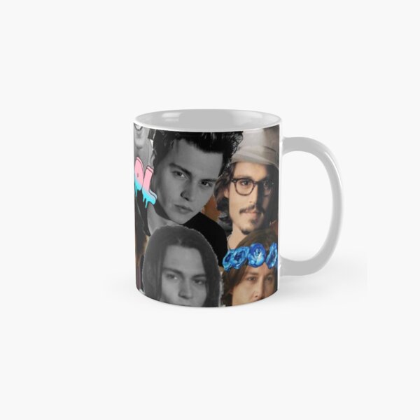 Johnny Depp Collage Mug classique