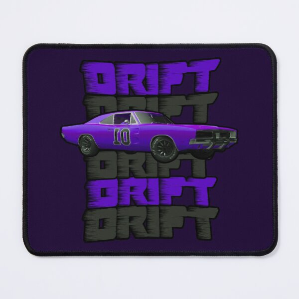 Item preview, Old Purple Car Drifting With Purple and Grey Drift Text on the Background And Inverted Number 01 designed and sold by koreatvtea.