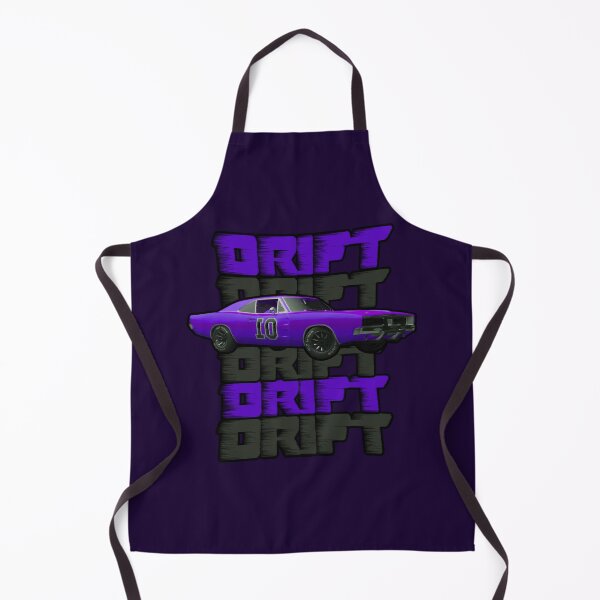 Item preview, Old Purple Car Drifting With Purple and Grey Drift Text on the Background And Inverted Number 01 designed and sold by koreatvtea.