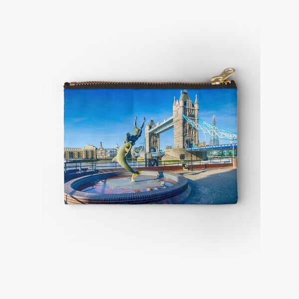Item preview, Girl with a Dolphin at Tower Bridge designed and sold by Chris Thaxter.