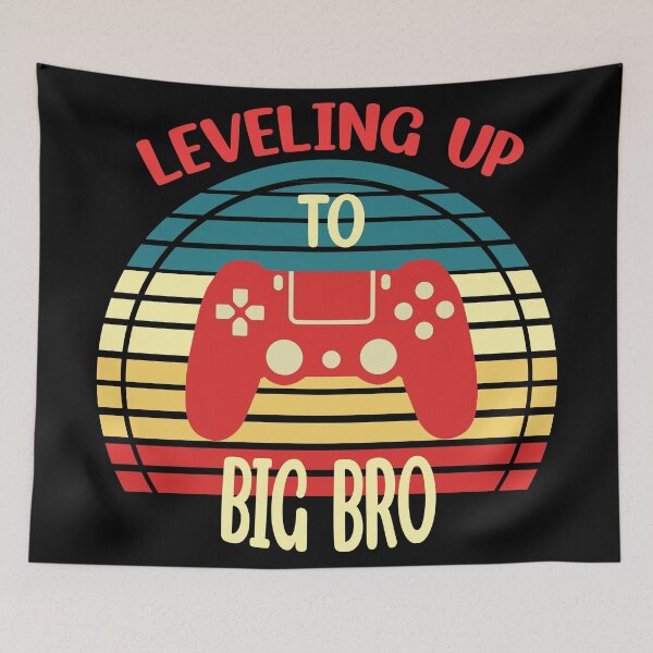 Item preview, Leveling up to Big Bro T-Shirt Promoted To Big Brother  designed and sold by Rami Khalifah.