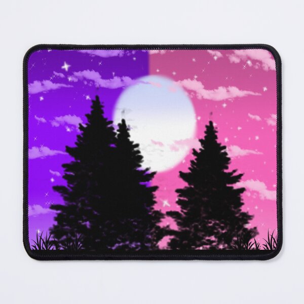 Item preview, Dual forestscape cloudy night designed and sold by LunaAngelRose.