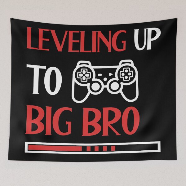 Item preview, Leveling up to Big Bro T-Shirt Promoted To Big Brother  designed and sold by Rami Khalifah.
