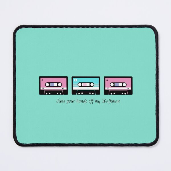 Item preview, take your hands off my walkman pink and blue designed and sold by LannisterOnMars.