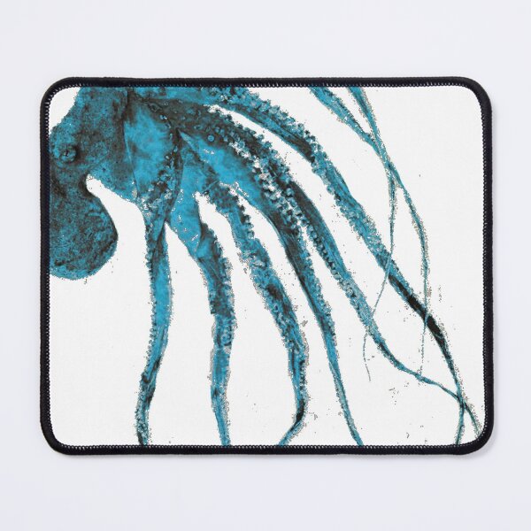 Item preview, Octopus in blue and black designed and sold by Rush Whitacre.