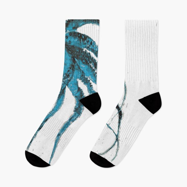 Item preview, Octopus in blue and black designed and sold by Rush Whitacre.