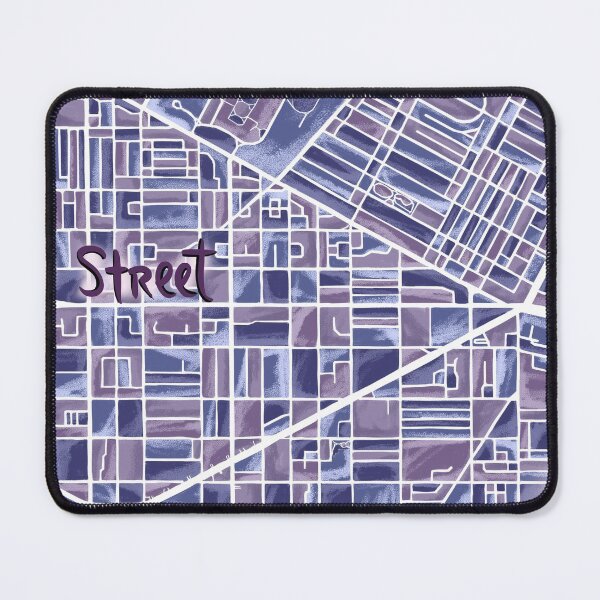 Item preview, H Street Corridor Washington DC Map Art designed and sold by KristenAlicia.