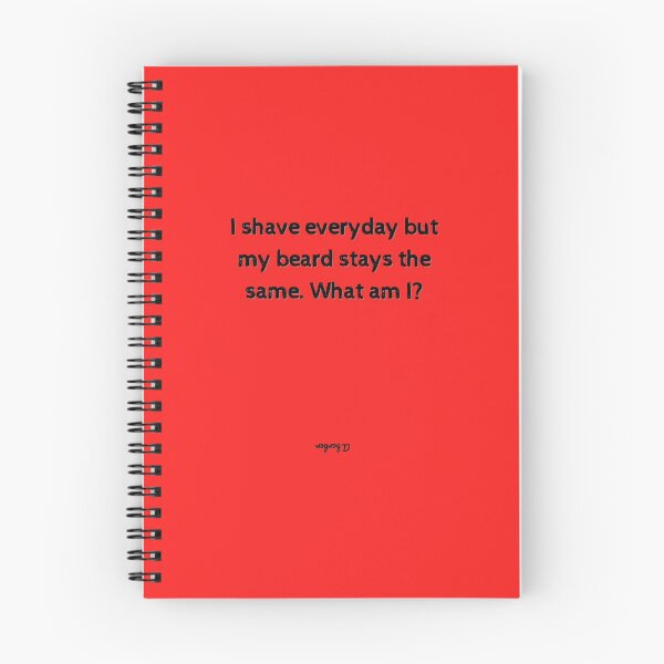 Item preview, Riddles and Answers - Funny Barber Brain teaser quotes  designed and sold by Witfulwisdom.