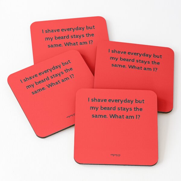 Item preview, Riddles and Answers - Funny Barber Brain teaser quotes  designed and sold by Witfulwisdom.