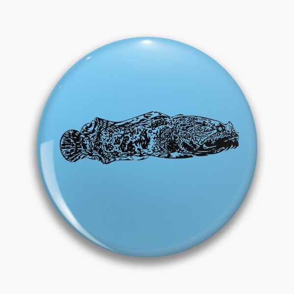 Item preview, Oyster Toadfish Black Design  designed and sold by designsasstultd.