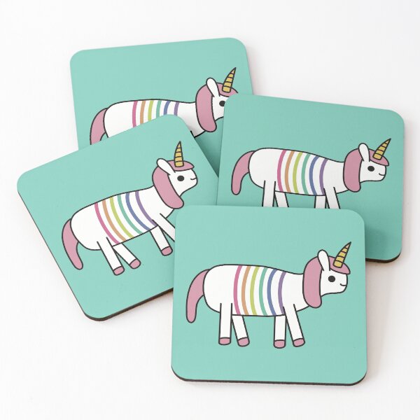 Item preview, Cute Kawaii Rainbow Unicorn designed and sold by KawaiiByDice.