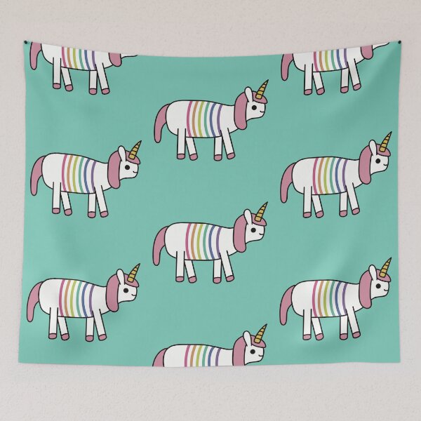 Item preview, Cute Kawaii Rainbow Unicorn designed and sold by KawaiiByDice.