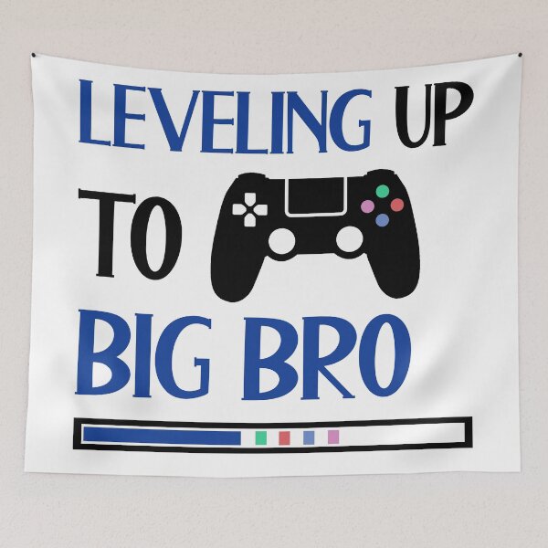 Item preview, Leveling up to Big Bro T-Shirt Promoted To Big Brother  designed and sold by Rami Khalifah.