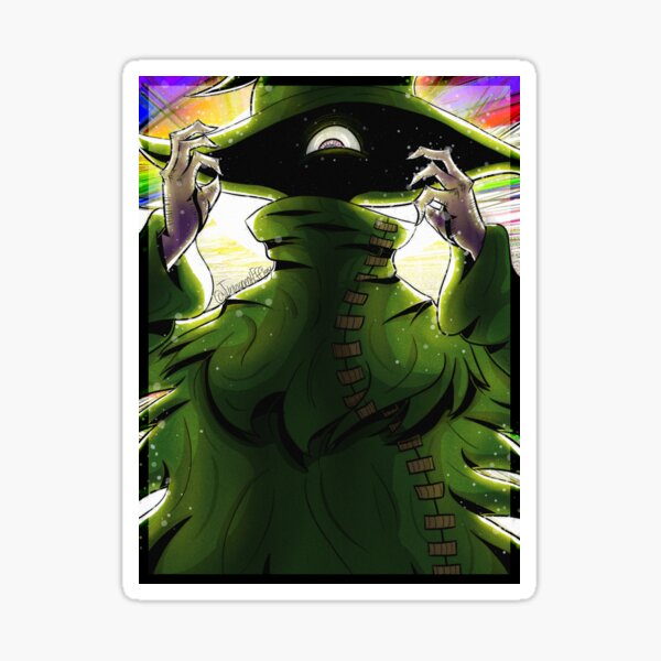 Green Mage Everhood Sticker For Sale By ImmanentEffigy Redbubble   St,small,507x507 Pad,600x600,f8f8f8 