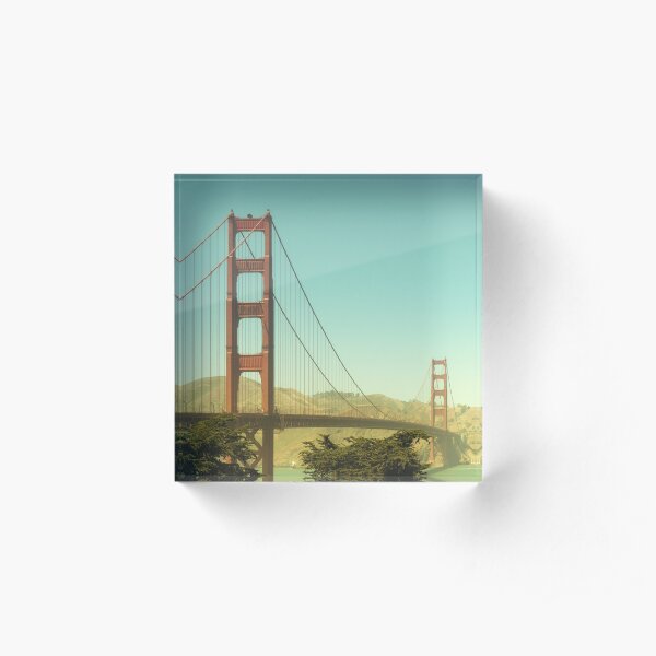 Golden Gate Bridge Acrylic Block