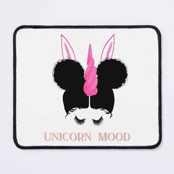 Item preview, Unicorn Mood with Afro Puffs~ Afro Unicorn designed and sold by JustaGurli.