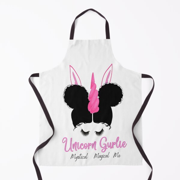 Item preview, Unicorn Gurlie mystical magical me with afro puffs designed and sold by JustaGurli.