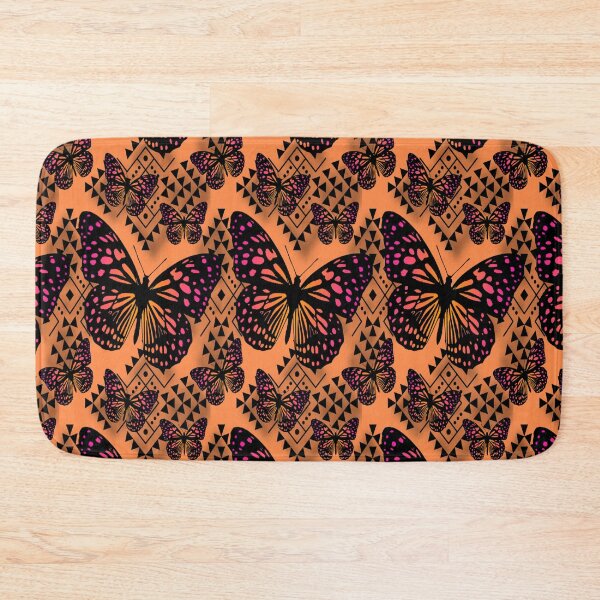 Item preview, Orange / Hot Pink Native Butterfly Design  designed and sold by JMWCD.