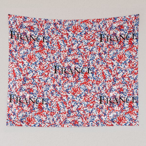 Item preview, France Abstract Flag with text designed and sold by SilverFantasy.