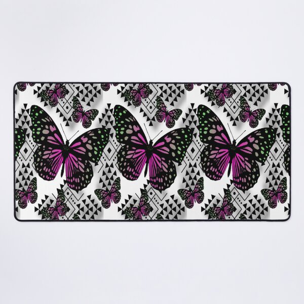 Item preview, White / Lime Green / Hot Pink Native Butterfly Design designed and sold by JMWCD.